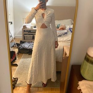 Sabina Musayev Coralia Cutout Maxi Dress Size Small